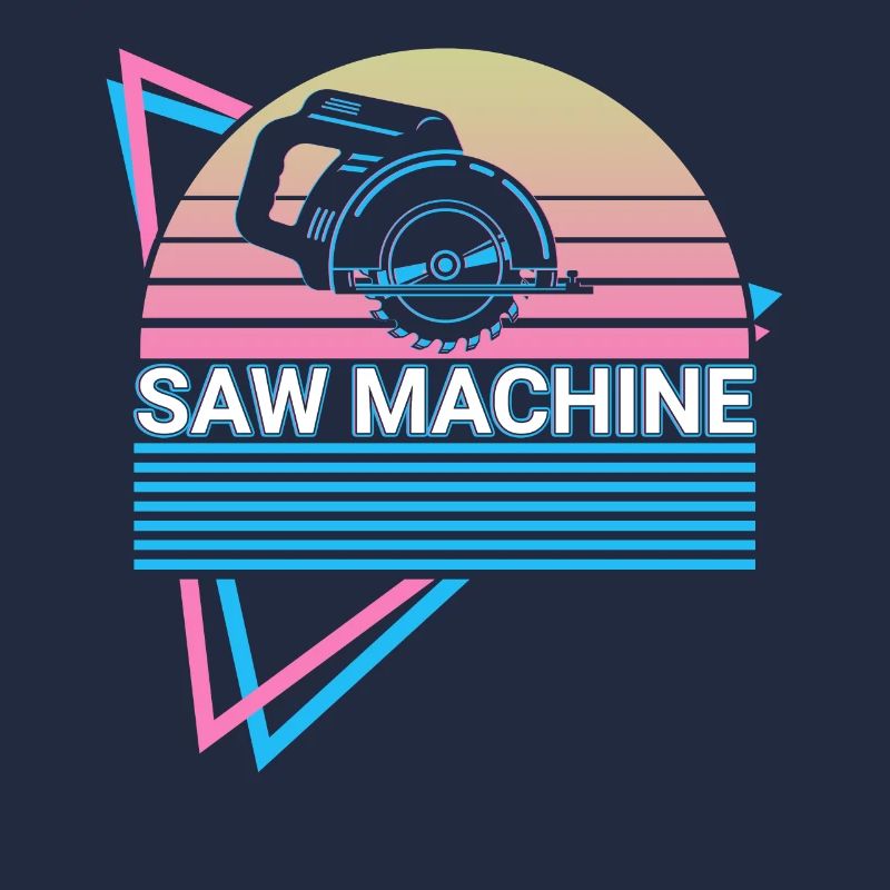 Machine à scier Retro