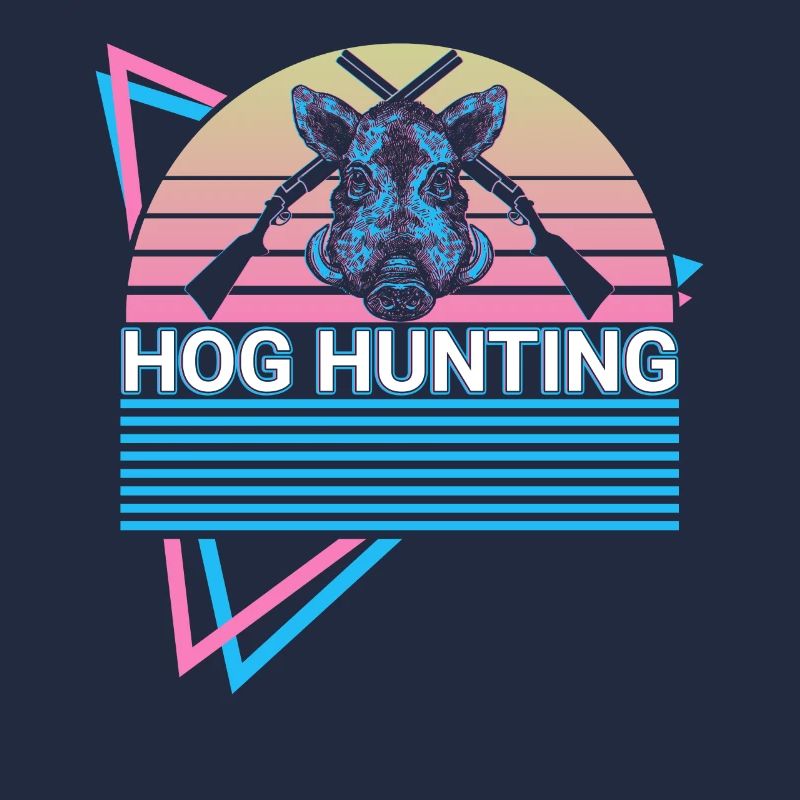 Pig Hunt Hog Hunter Retro