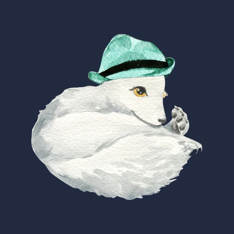 Renard arctique mignon