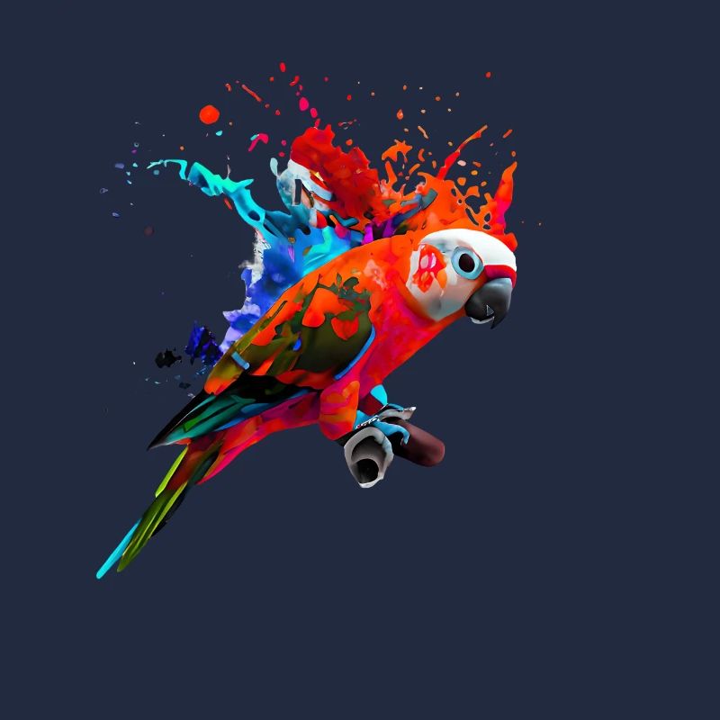 Perroquet - Explosion de couleur