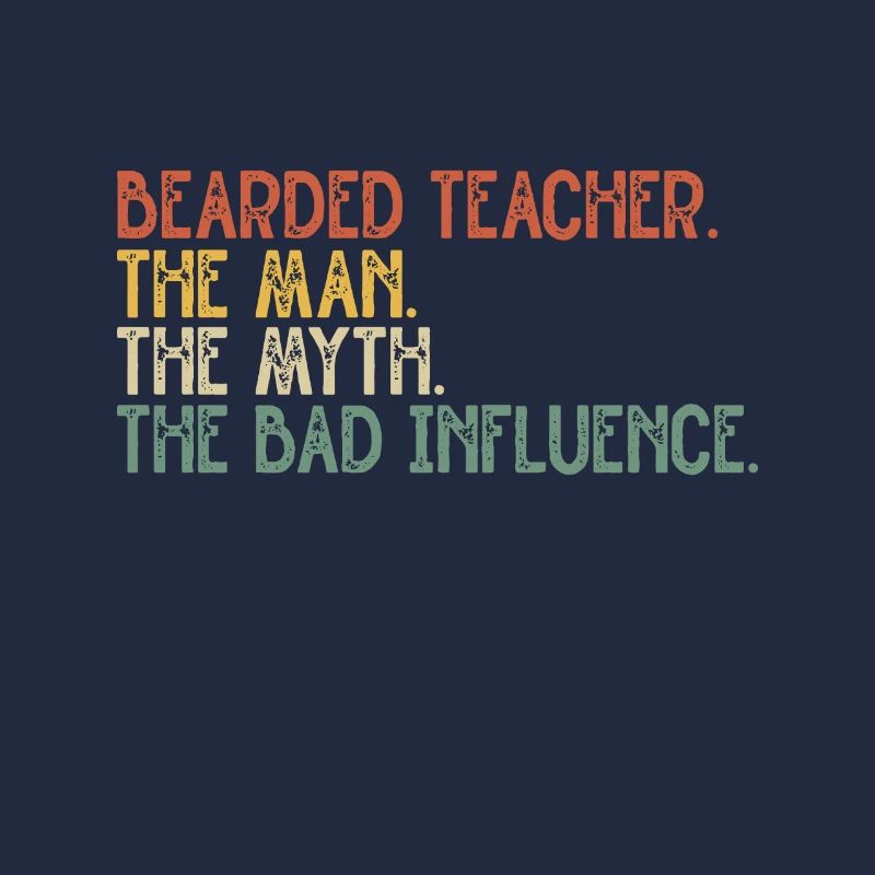 Bärtiger Lehrer