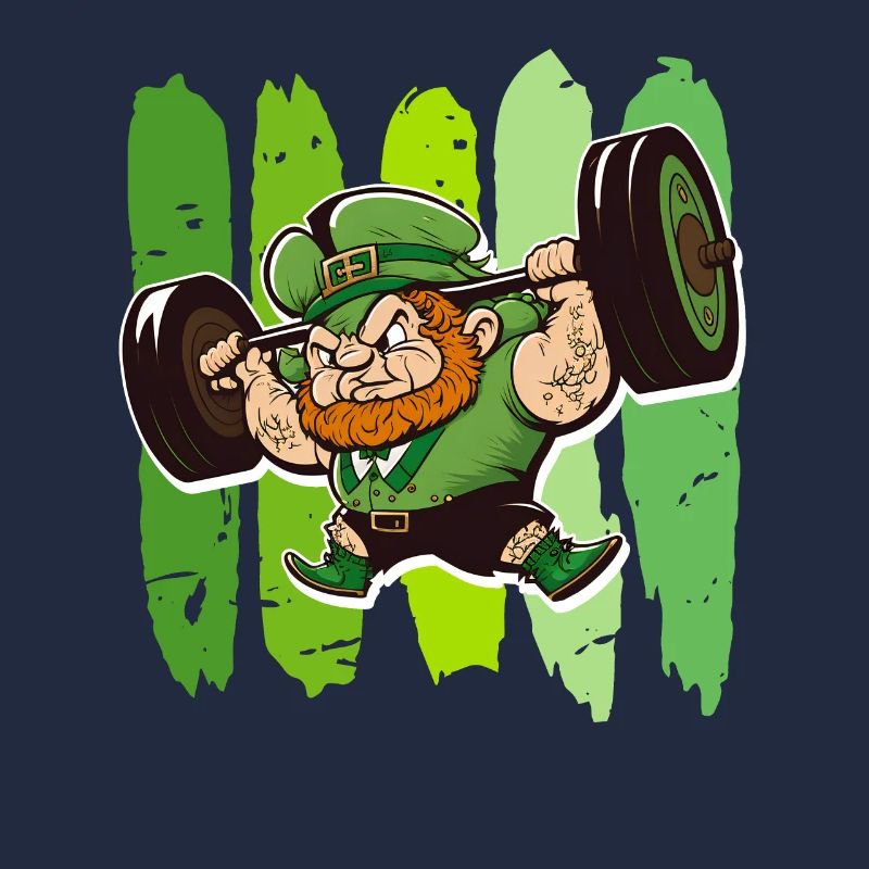 Leprechaun Bodybuilder Sport Saint-Patrick