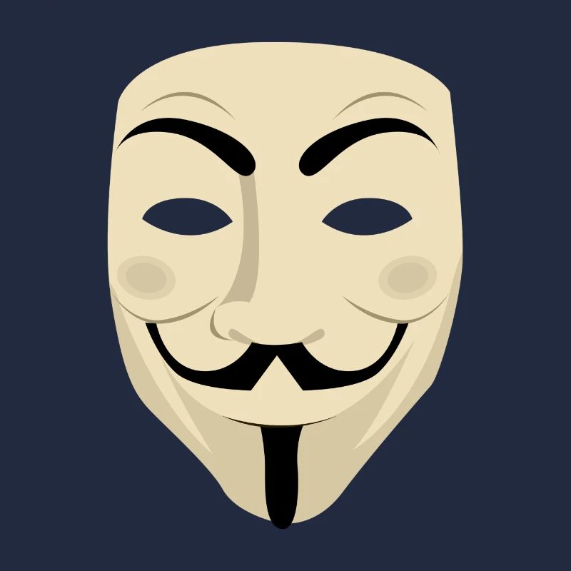 Mr. Anonymous Maske Computer Hacker