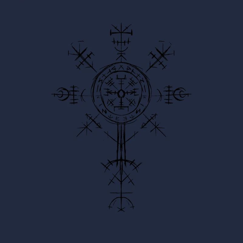 Celtic Vikinger Vegvisir compas Vikings