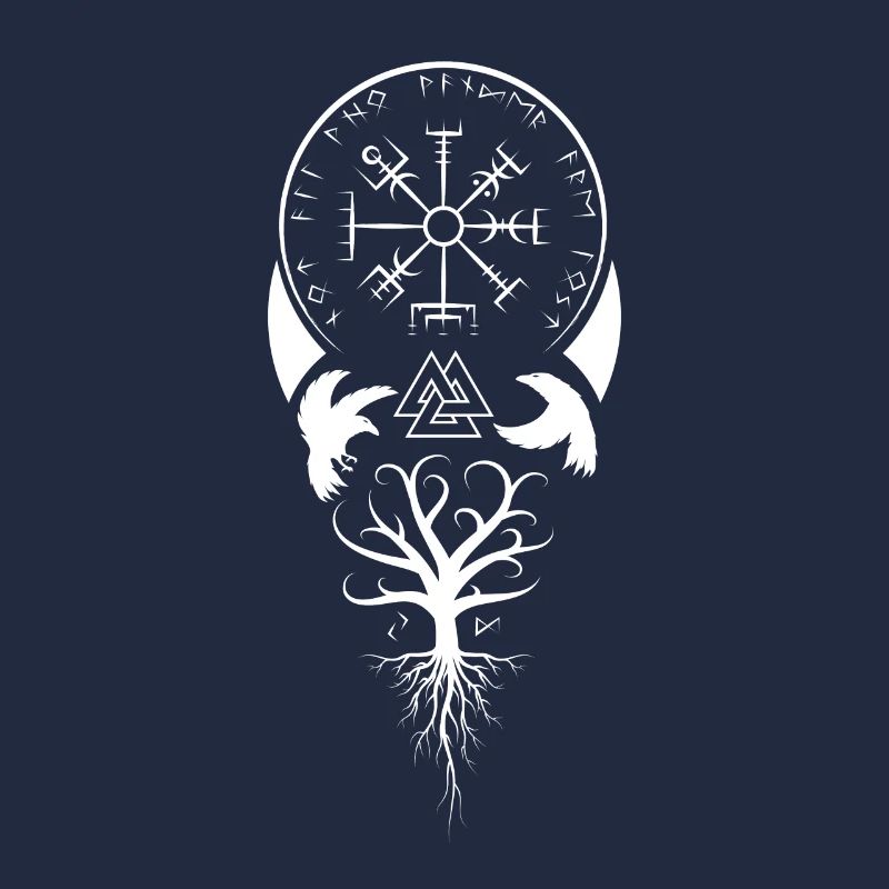 Celtic Vikinger Vegvisir compas Vikings