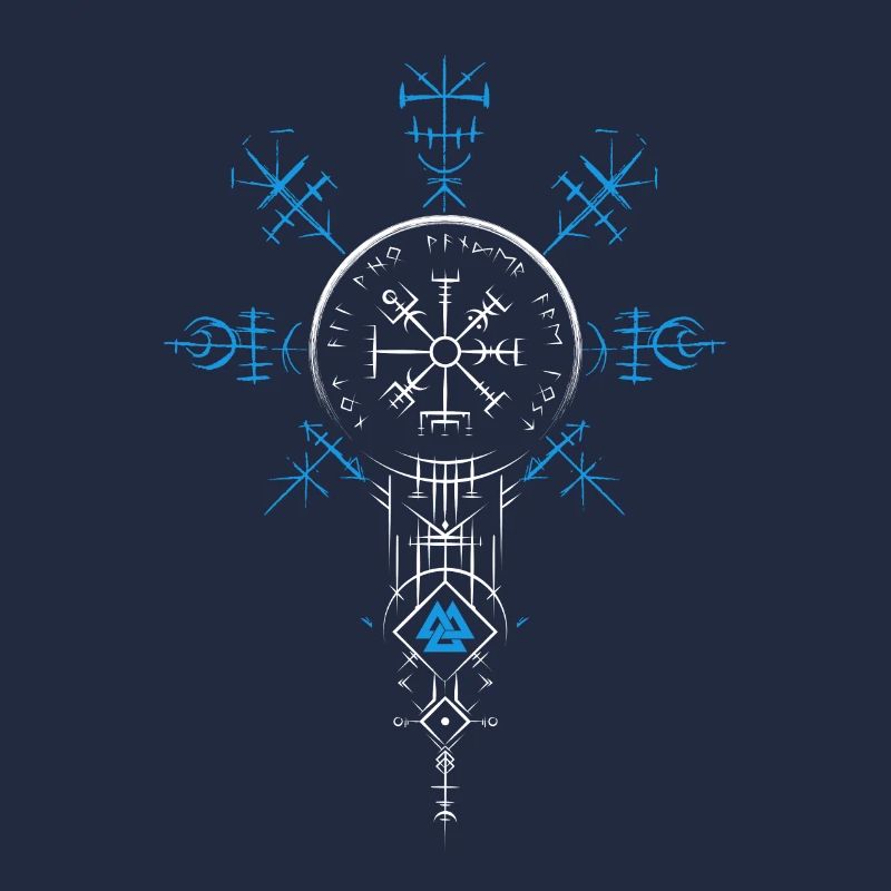 Celtic Vikinger Vegvisir compas Vikings