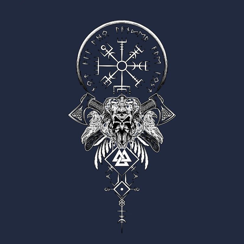 Celtic Vikinger Vegvisir compas Vikings