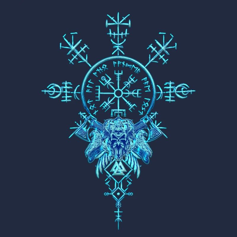 Celtic Vikinger Vegvisir compas Vikings