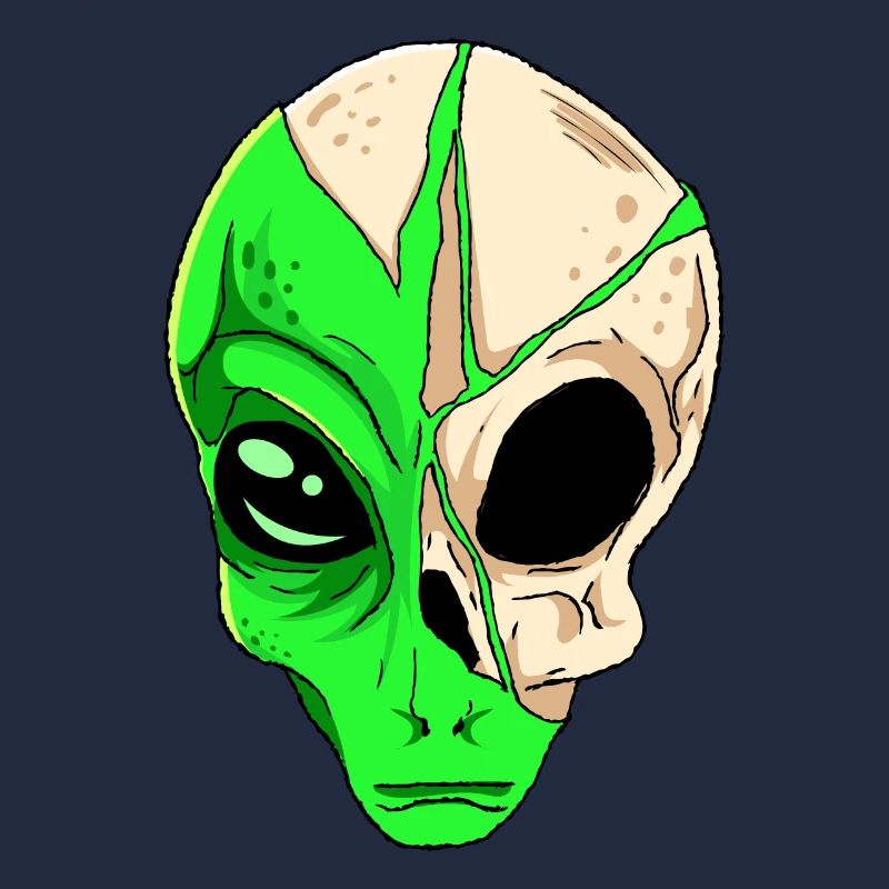 Cryptidcore Aesthetic Skull Alien Cryptid