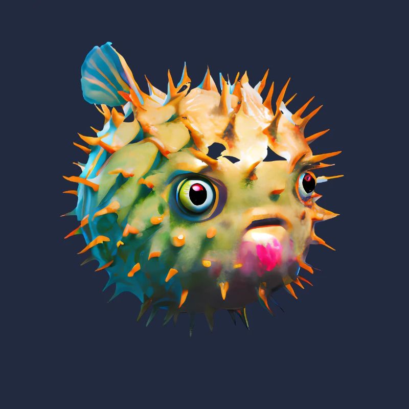 Poisson-globe gonflé