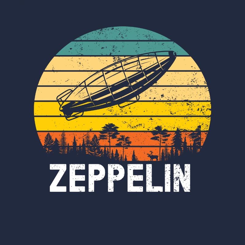 Zeppelin Avion Dirigeable Aviation guidée