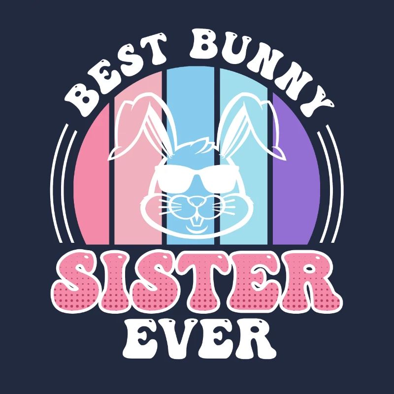 Happy Easter Sister Rabbit Easter Bunny Sisters