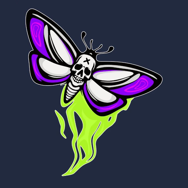 Crâne de papillon de nuit Schaedel