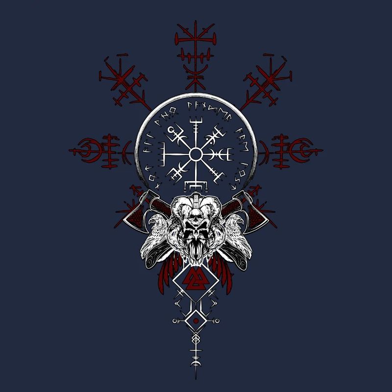 Celtic Vikinger Vegvisir compas Vikings