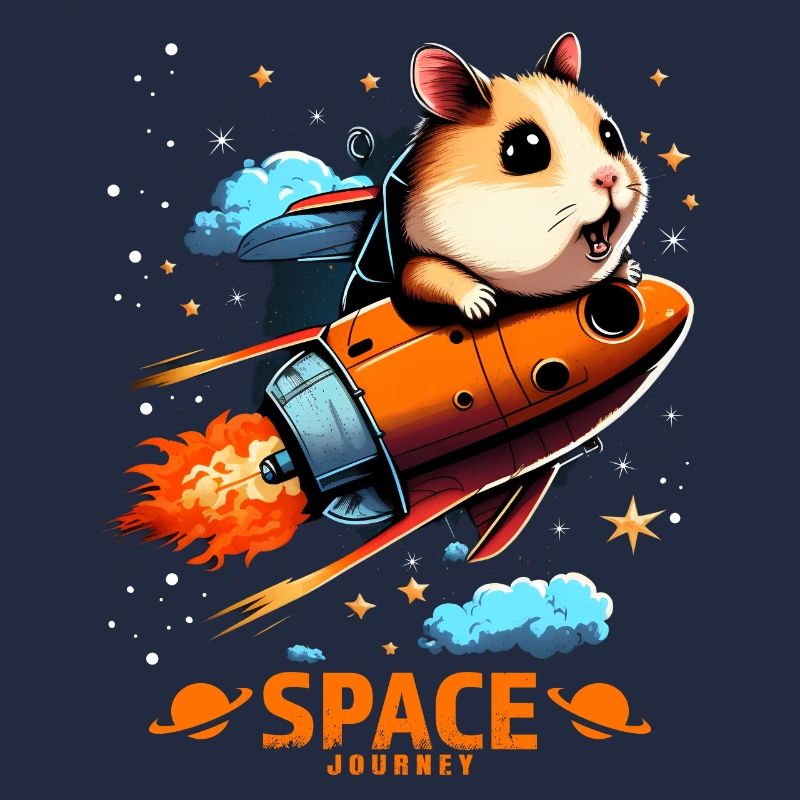 Space Hamster Hamster Lovers Space Design
