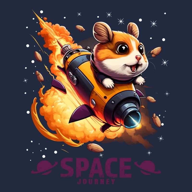 Space Hamster Hamster Lovers Space Design