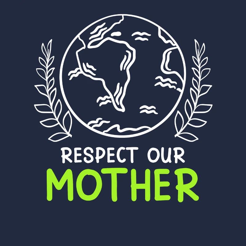 Rettet die Erde Umweltschützer Mutter Erde