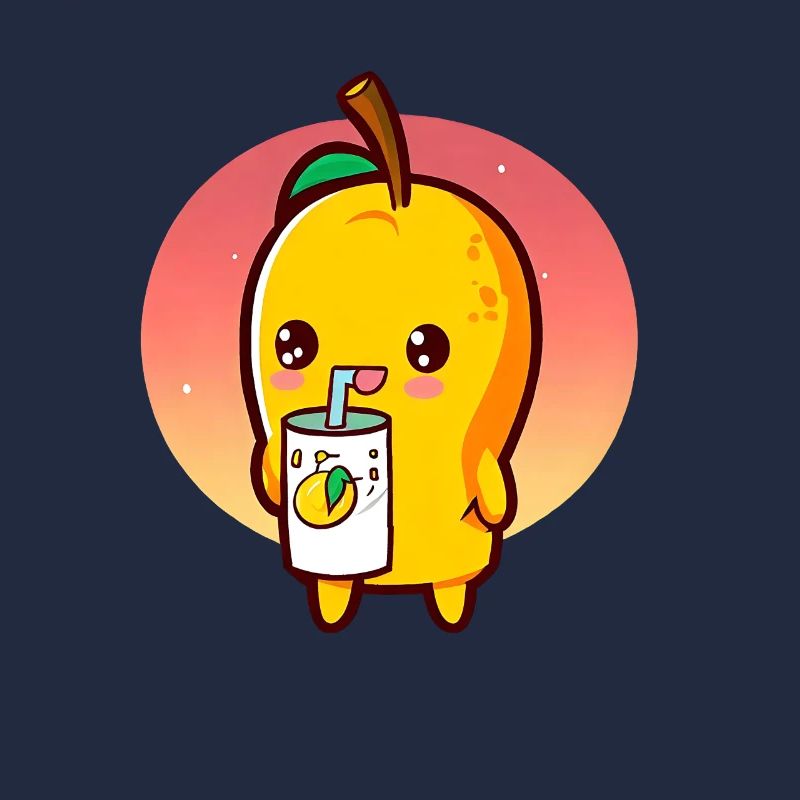 Refreshing mango enjoys mango juice