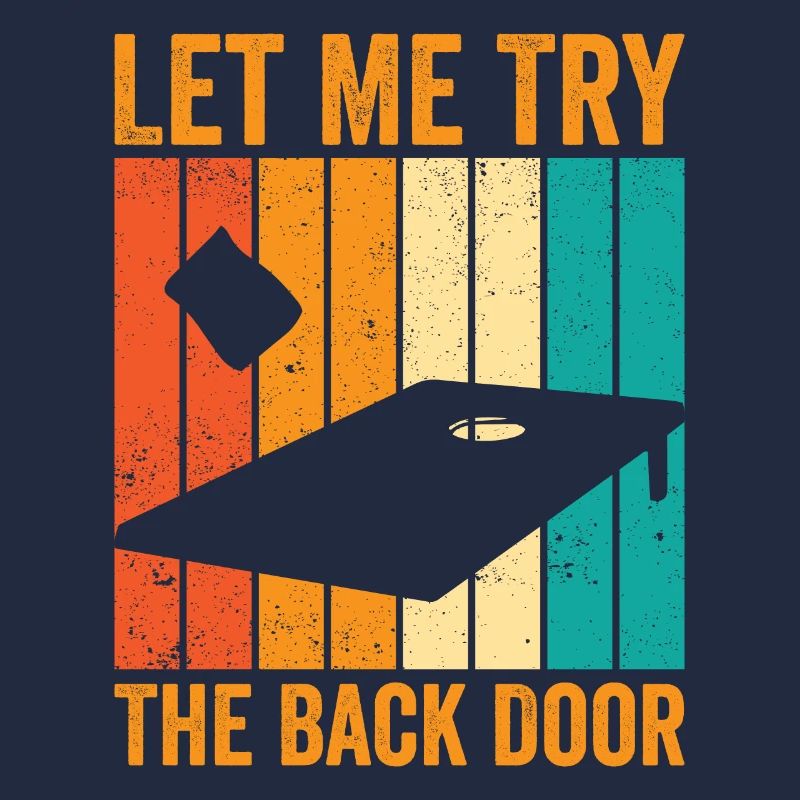 Lustiges Cornhole Corn Hole Retro