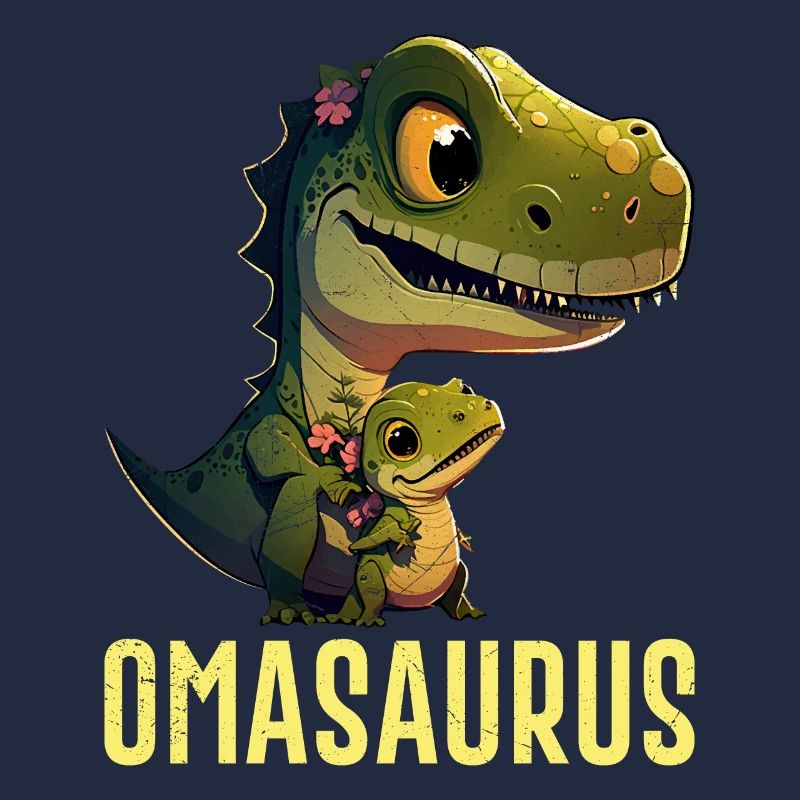 Omasaurus Muttertag Großmutter Dinosaurier