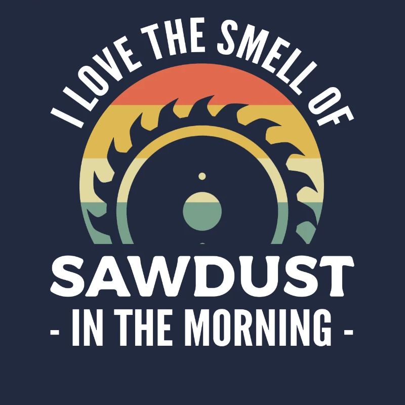 J’aime l’odeur de la sciure de bois le matin