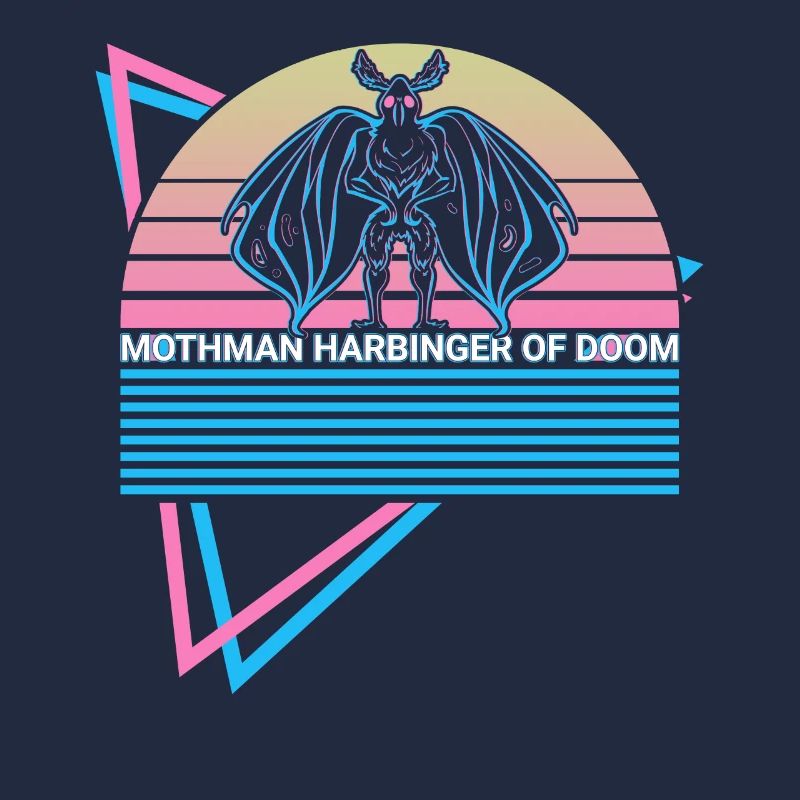 Mothman Cryptid Rétro