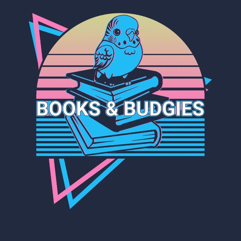 Budgie Parakeet Retro