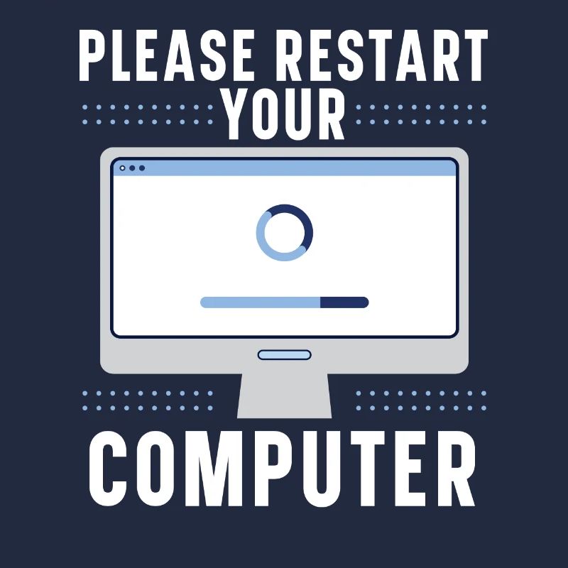 Please Restart Your Computer Coding Tech Support