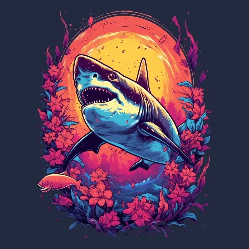 Fleur de requin Oceanographe Plongeur Cadeau