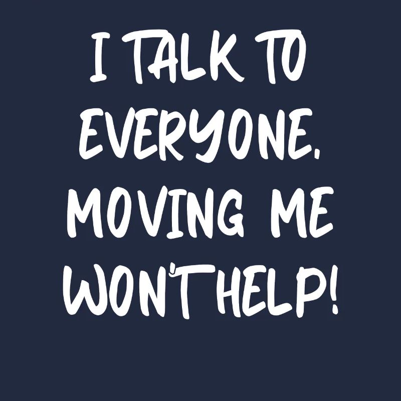 Ich rede mit jedem, der mich bewegt, wird nicht helfen