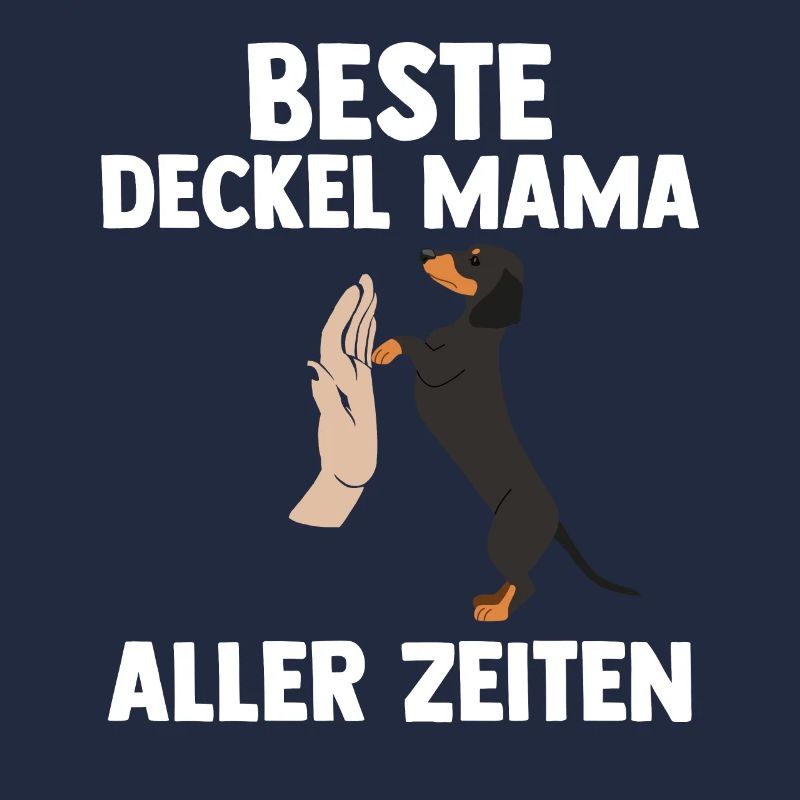 Hund Mutter Mama Dackel
