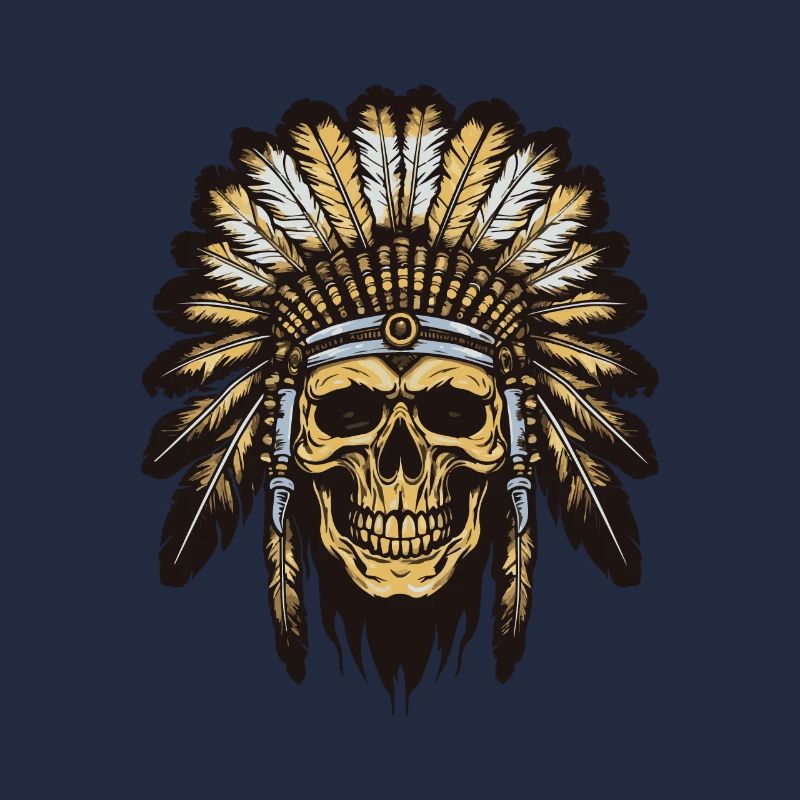 Crâne de chef indien Apache