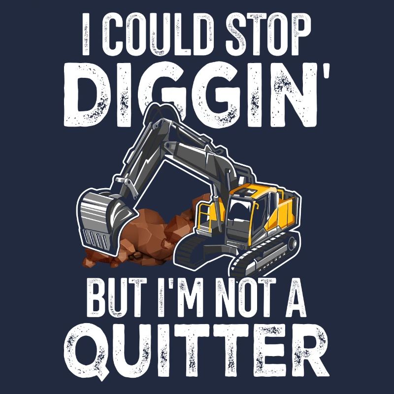 Funny excavator operator HEO