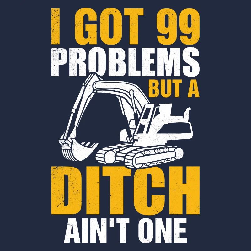 Funny excavator operator HEO