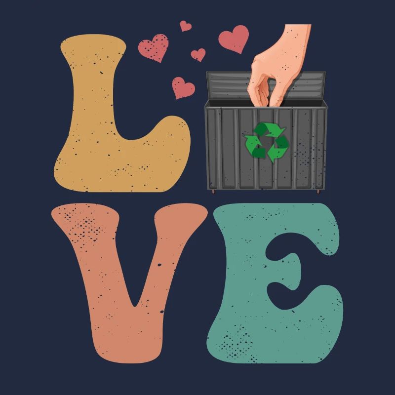 Dumpster Plongée Garbage Diver Trash Picker LOVE