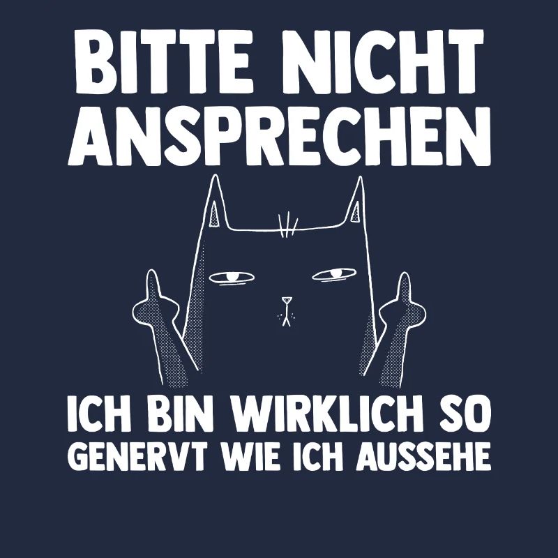 Bitte Nicht Ansprechen Katze