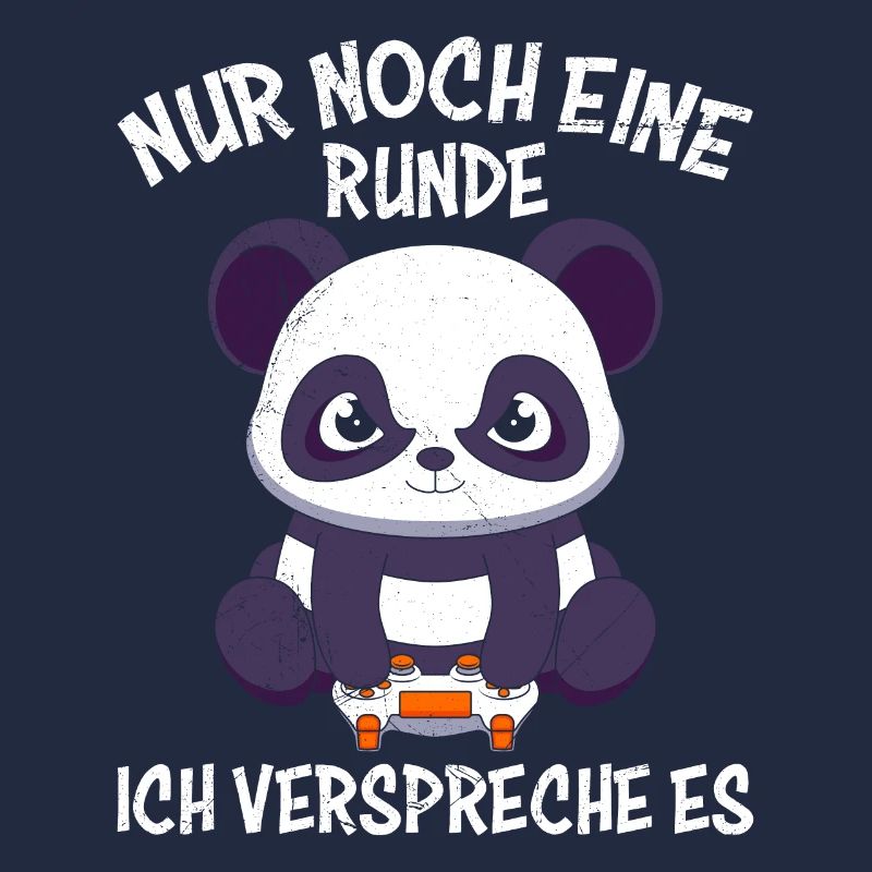 Gaming Panda Nur noch Eine Runde Ich Versprechs