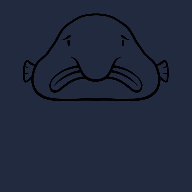 Blobfish dessin au trait