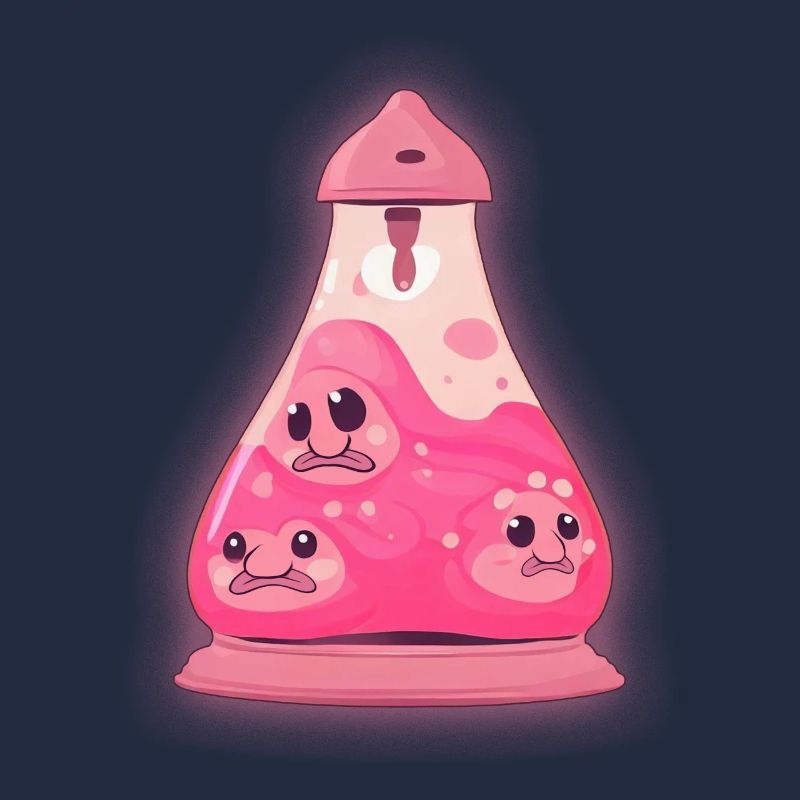 Lampe à lave Kawaii Blobfish