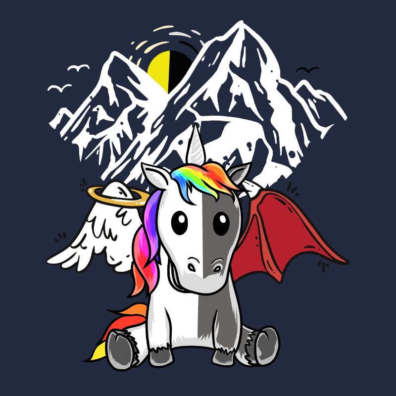 Einhorn Dämon Engel Teufel Satanisch Fabeltier