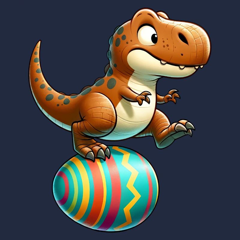 Dancing T-Rex, Easter Eggshell Fun