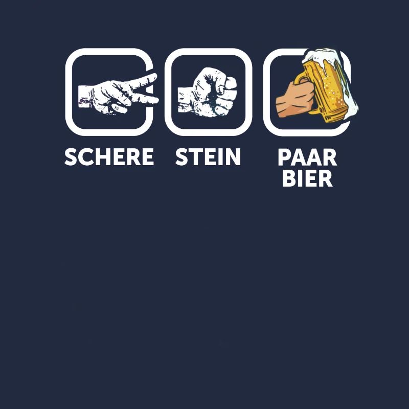 Schere, Stein, Paar, Bier - das perfekte Outfit