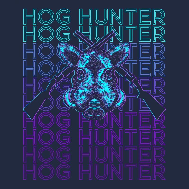 Hog Hunt Hog Hunter Rétro