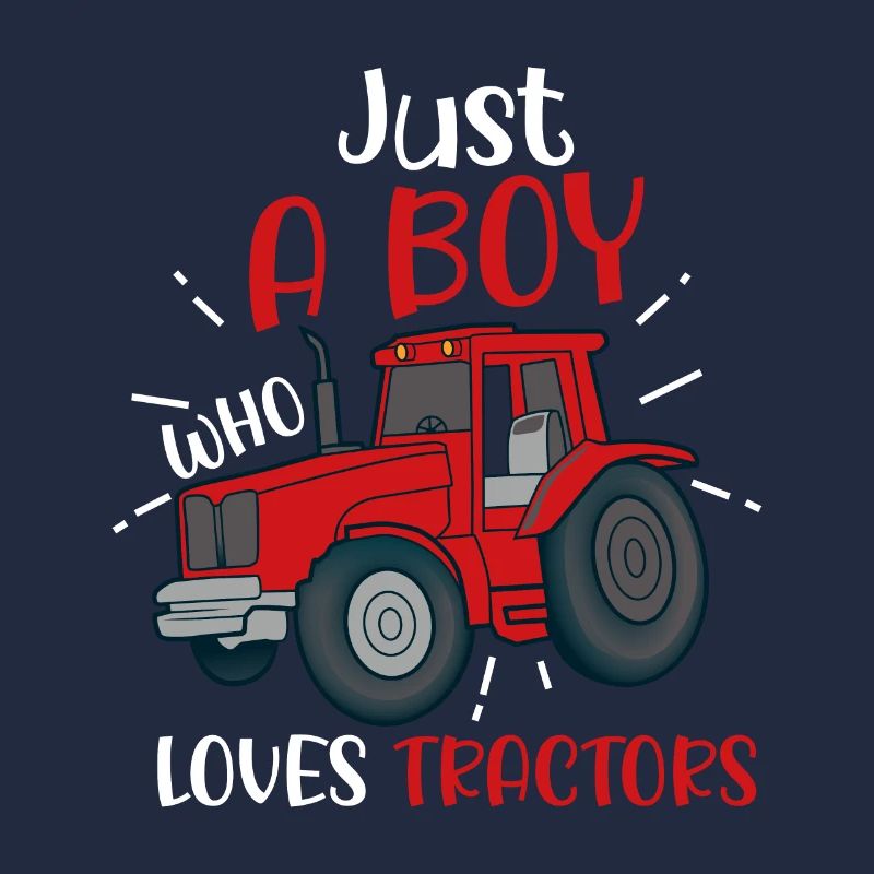 Traktorjunge Junger Bauer Traktorliebhaber