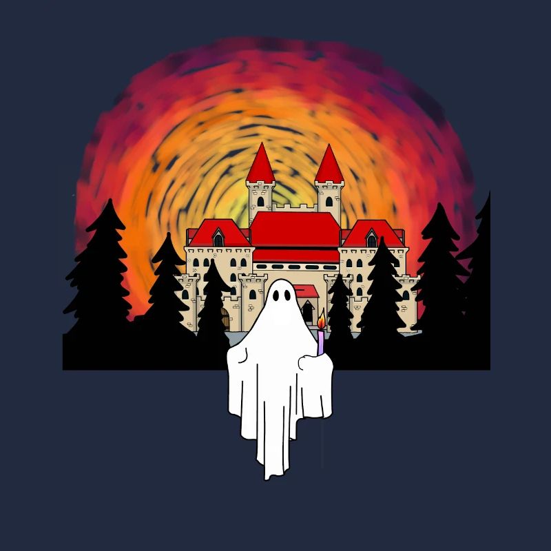 Fantômes Château Minuit Sorcière Heure Horreur