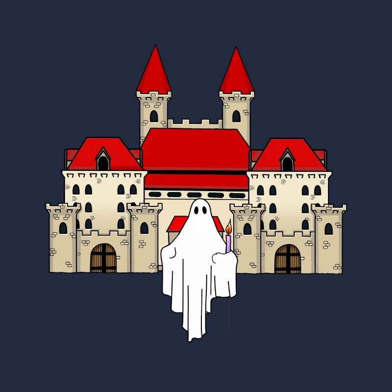 Castle Ghost Spooky Spooky Midnight Haunted