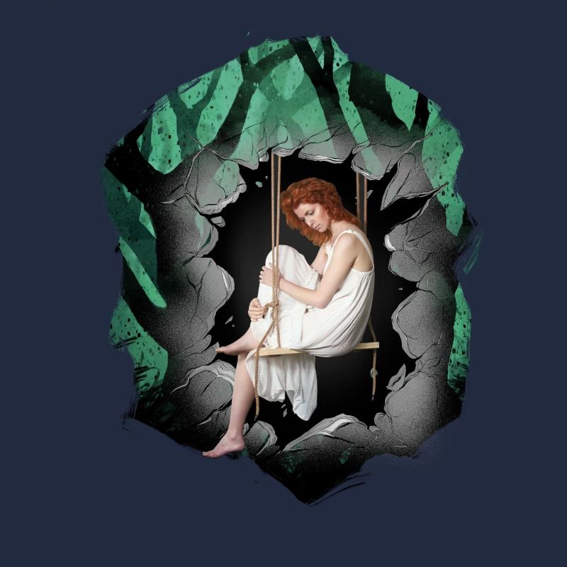 Mädchen Wald Sinnlich Romantisch