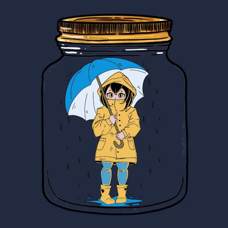 Mädchen Regenschirm Wetter