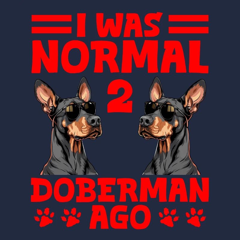 Le propriétaire d’un doberman était normal il y a 2 DOBERMANS