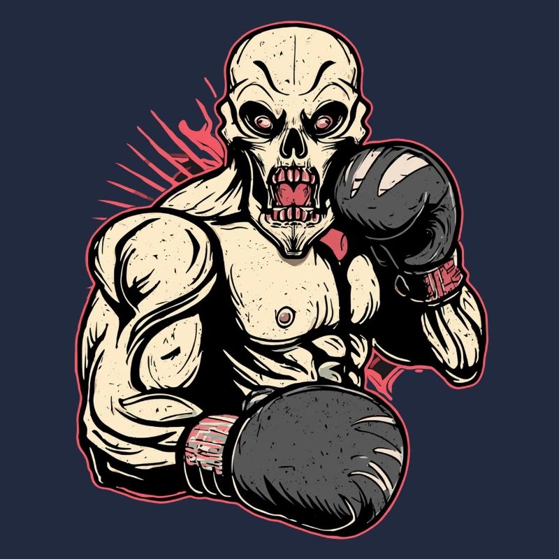 Boxer skull MMA Fighter UFC